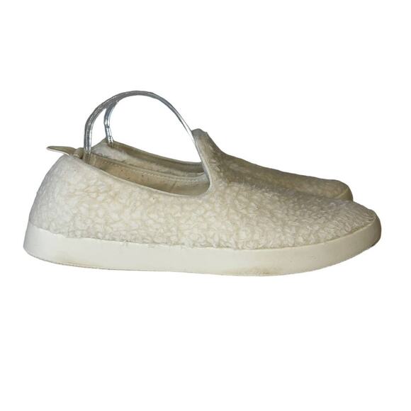 Allbirds Mens Creamy White Shearling Wool Loungers Slip On Sneakers Size 11 - Picture 1 of 9